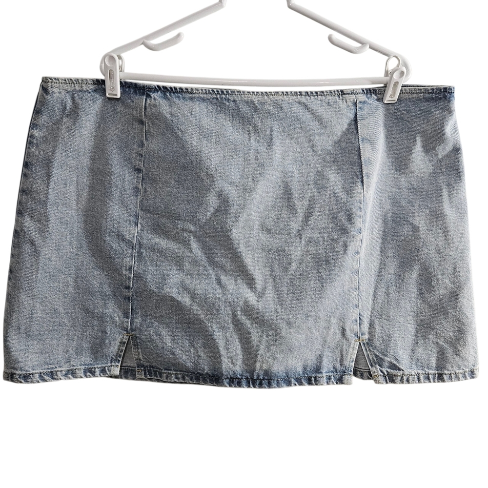 Asos Curve Women's Denim Mini Skirt